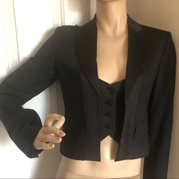 BCBGMaxAzria Jackets & Blazers - SOLD BCBG MAXAZRIA Black Suit Jacket Small
